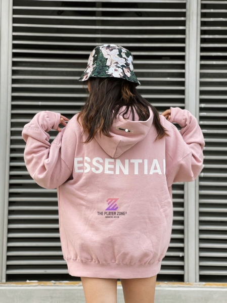 Áo Hoodie Essential 3M Phản Quang Pink 