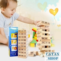 Bộ đồ chơi rút gỗ mini Wiss Toy 54 thanh cho bé, đồ chơi giải trí cho các bạn trẻ, bạn thân, gia đình BB27-RG54