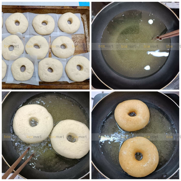 nguyên liệu làm bánh donut