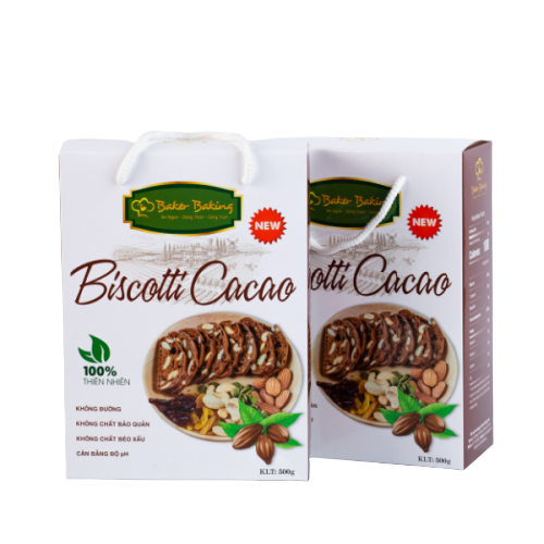Bánh Biscotti Socola 500g
