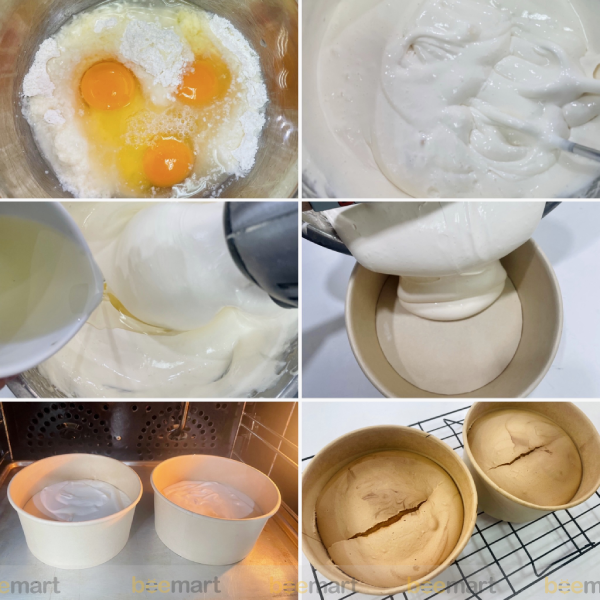 Set nguyên liệu Bông lan trứng muối