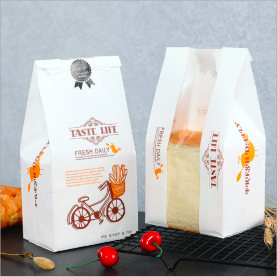 Túi bánh mì hoa cúc 300gr Xe đạp trắng (10c)