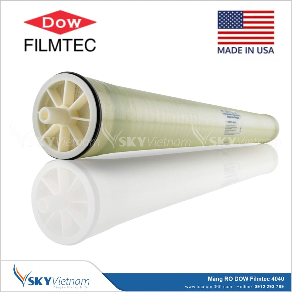 Màng lọc nước Công nghiệp RO DOW Dupont Filmtec 4040