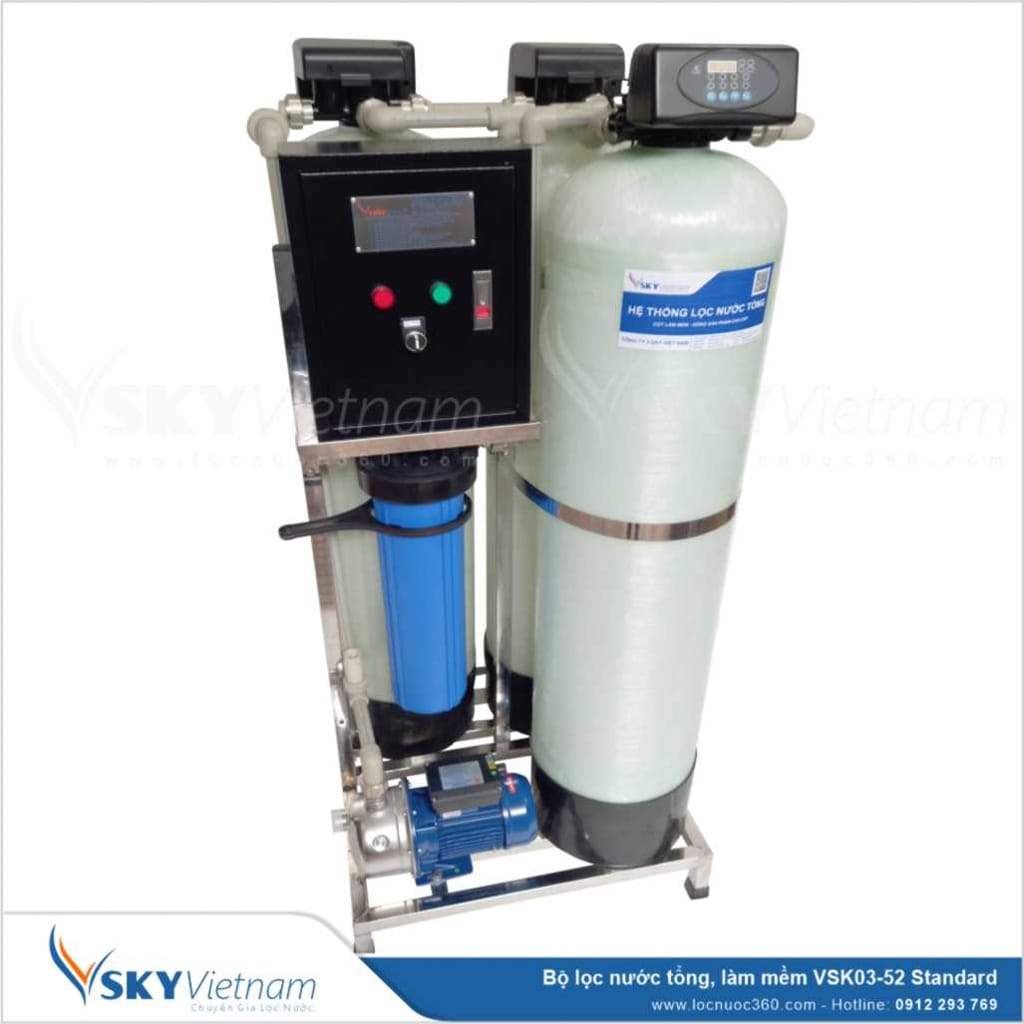 Bộ lọc nước tổng, làm mềm giá rẻ VSK03B-52 Standard