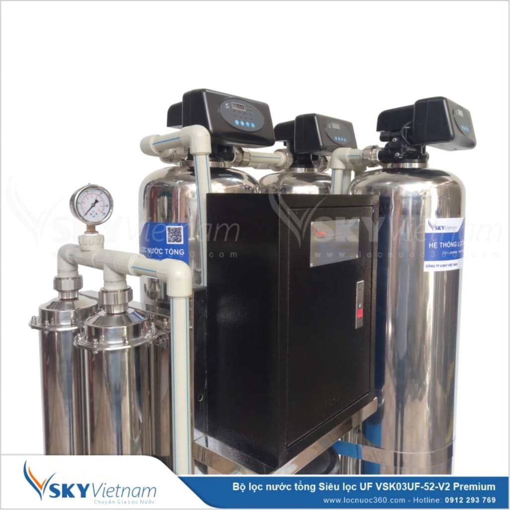 Bộ lọc nước tổng Siêu lọc UF VSK03UF-52-V2 Premium