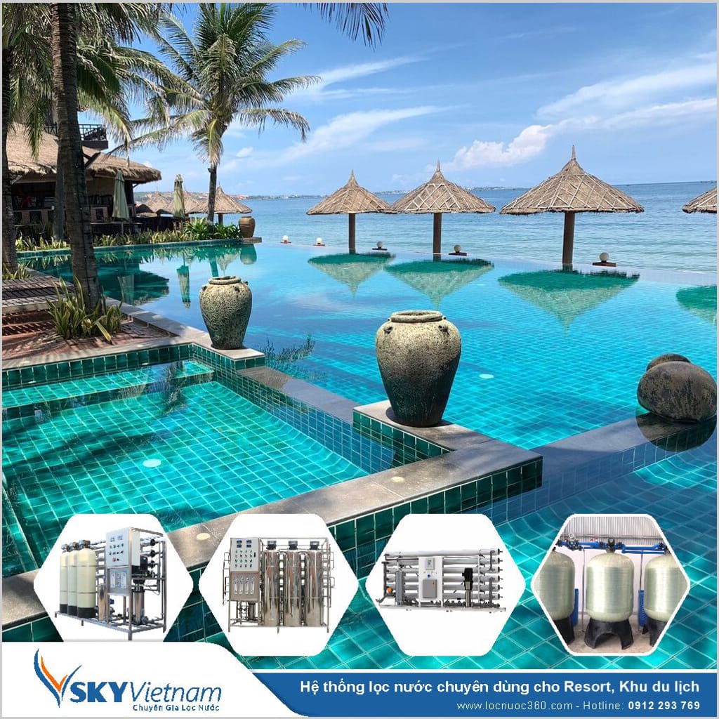 Hệ thống lọc tổng cho Resort, Khu du lịch 15m3 VSK15-LT