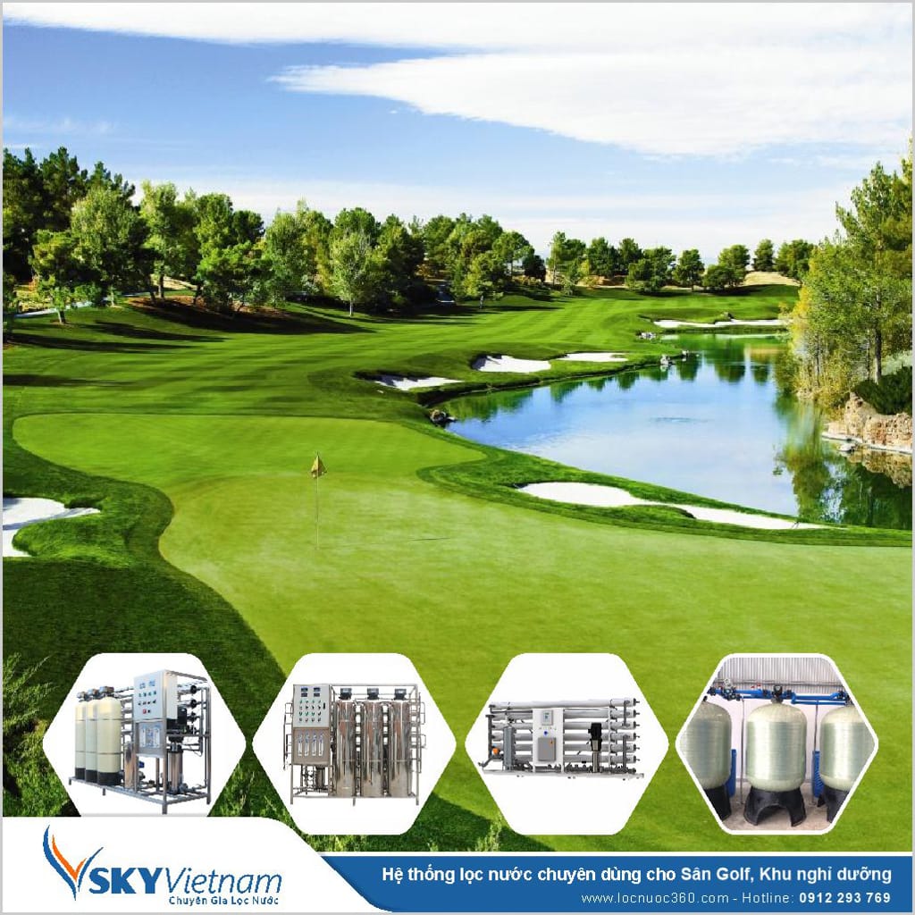 Hệ thống lọc tổng 10 m3 cho Sân Golf, Khu nghỉ dưỡng VSK10-LT