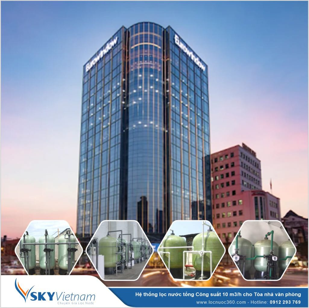 Hệ thống lọc tổng VSKY 10 m3 cho Tòa nhà văn phòng VSK10-LT