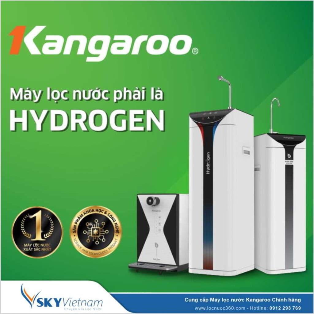 Máy lọc nước Kangaroo Hydrogen ion kiềm KG100ES1