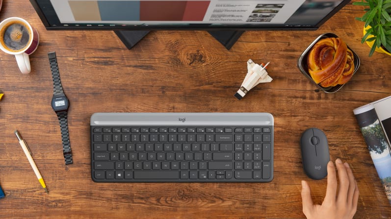 Bộ bàn phím chuột không dây Logitech MK470 3 mk470 feature 05 1