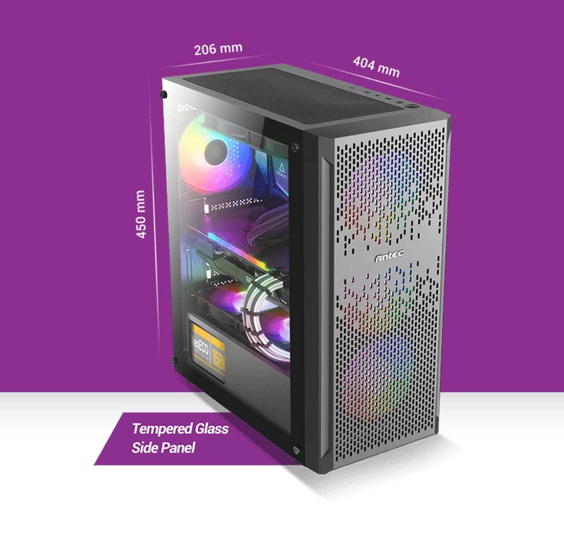 Case máy tính Antec NX290 ( đã bao gồm 3 fan led ) 2 nx290 2