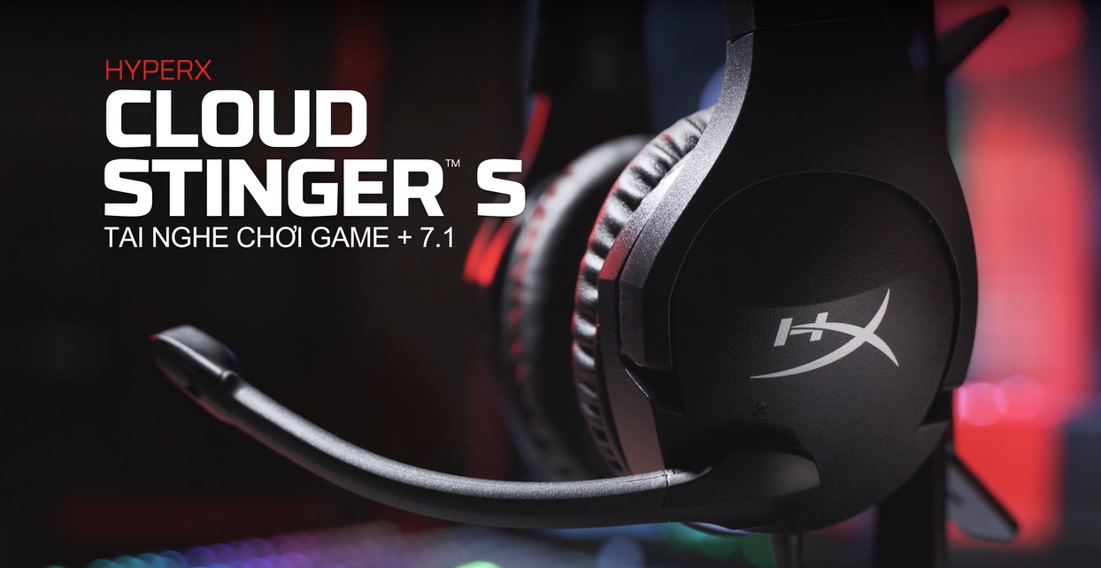 Tai Nghe Gaming HyperX Cloud Stinger S 7.1 Surround 4P4F1AA | Memoryzone -  Professional in memory