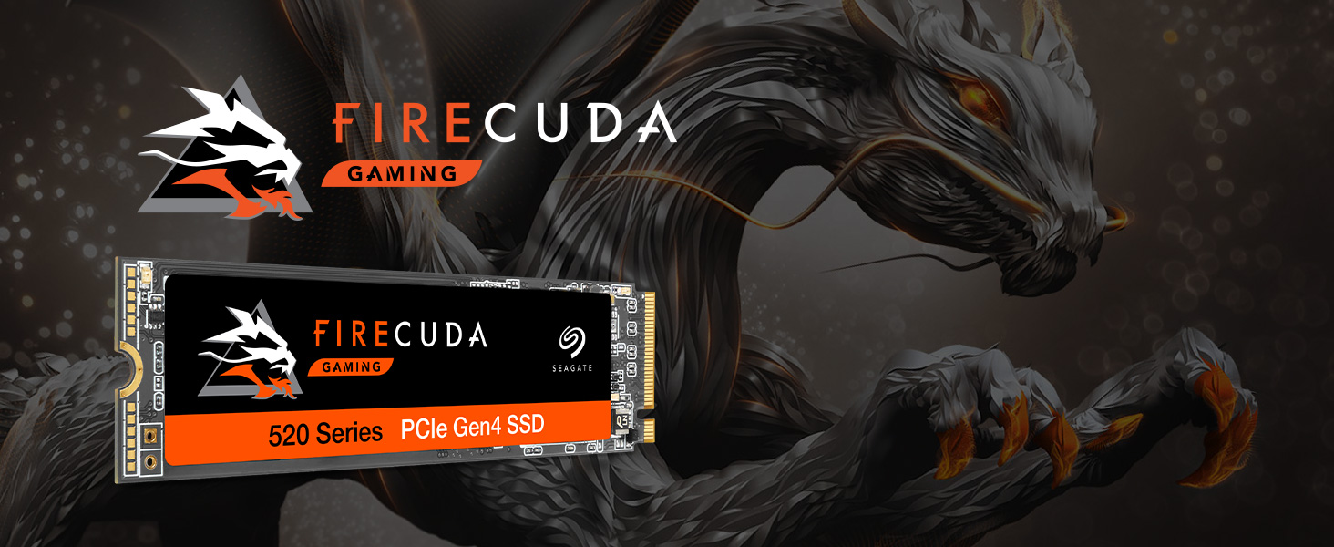 SSD Seagate Firecuda 520 M.2 PCIe Gen4 x4 NVMe 1TB ZP1000GM3A002