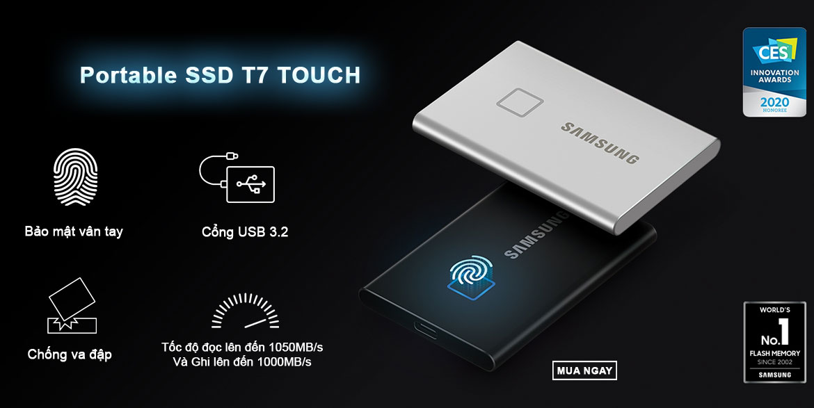  External SSD Samsung T7 Touch