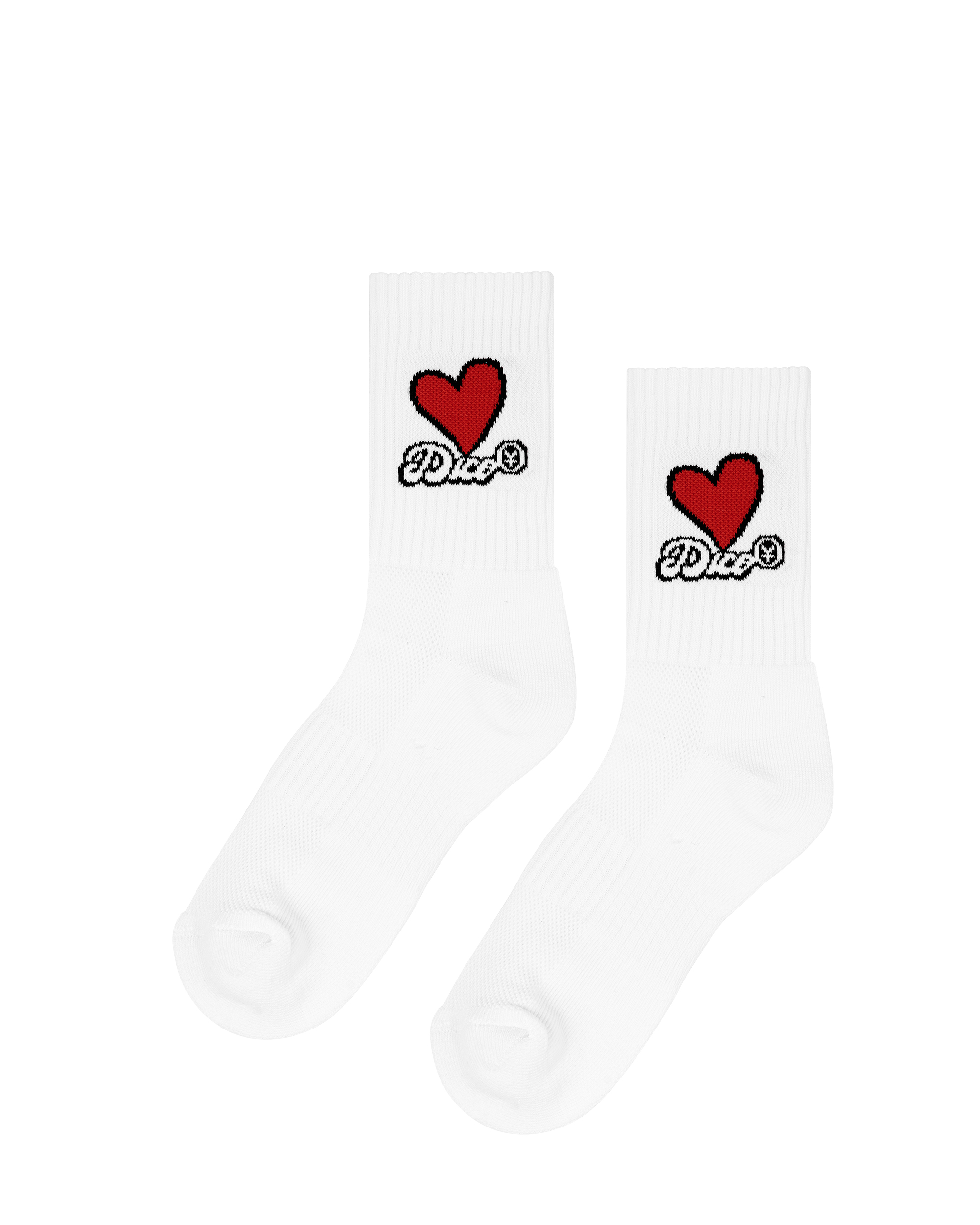 Dico Love Socks - Red/White - Pack of 3