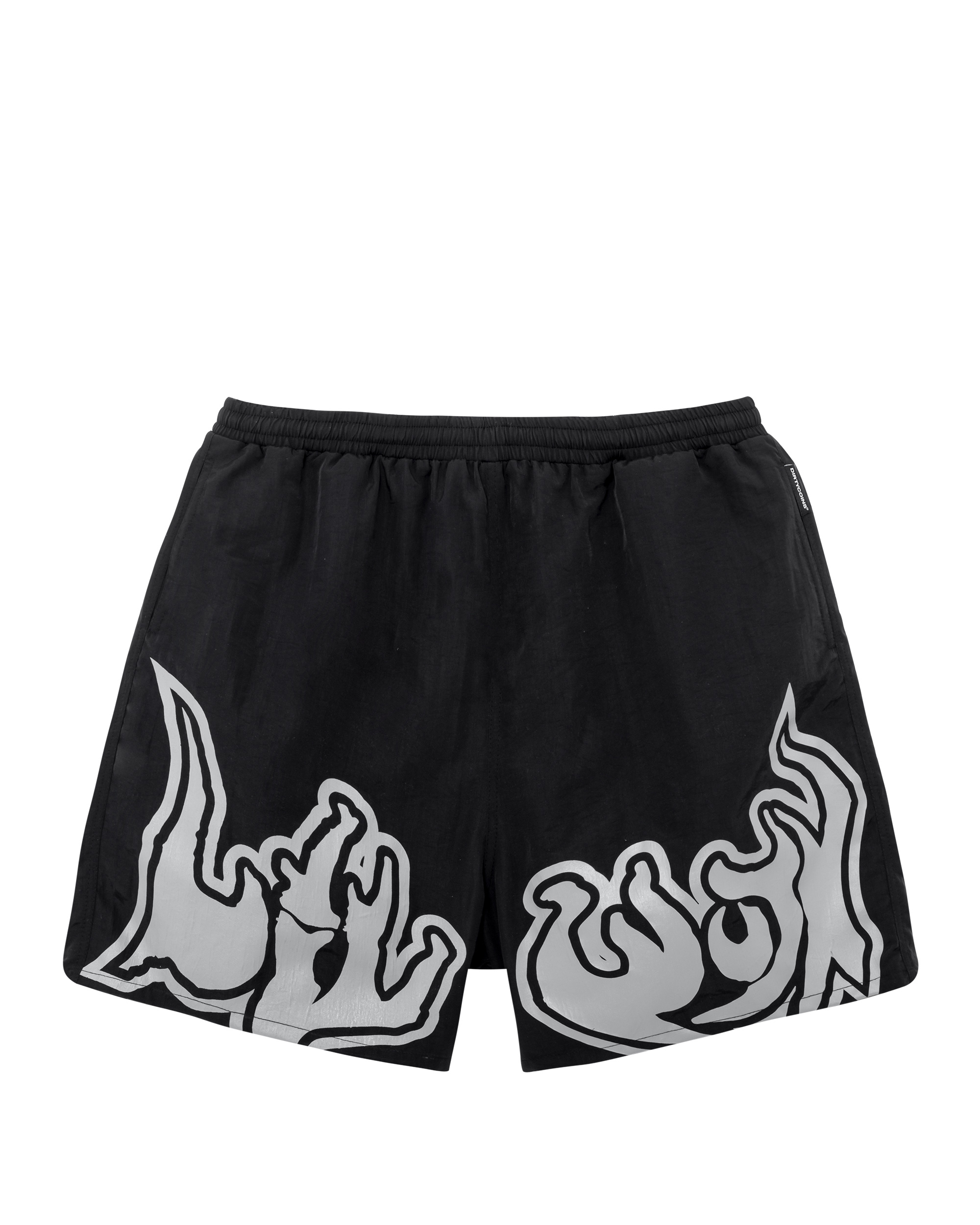 DirtyCoins x LilWuyn Logo Shorts - Black