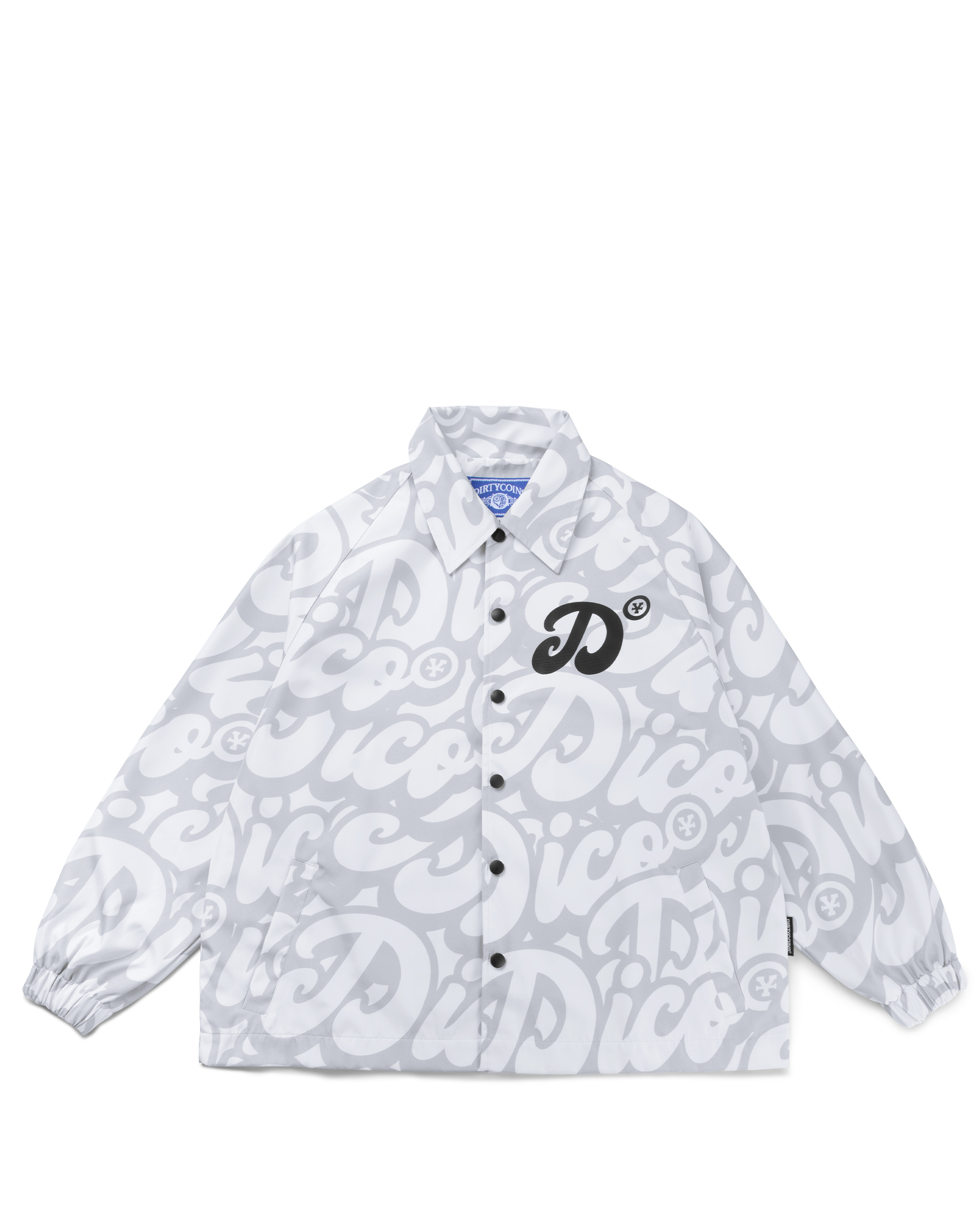 Dico Comfy Pattern Coach Jacket - White