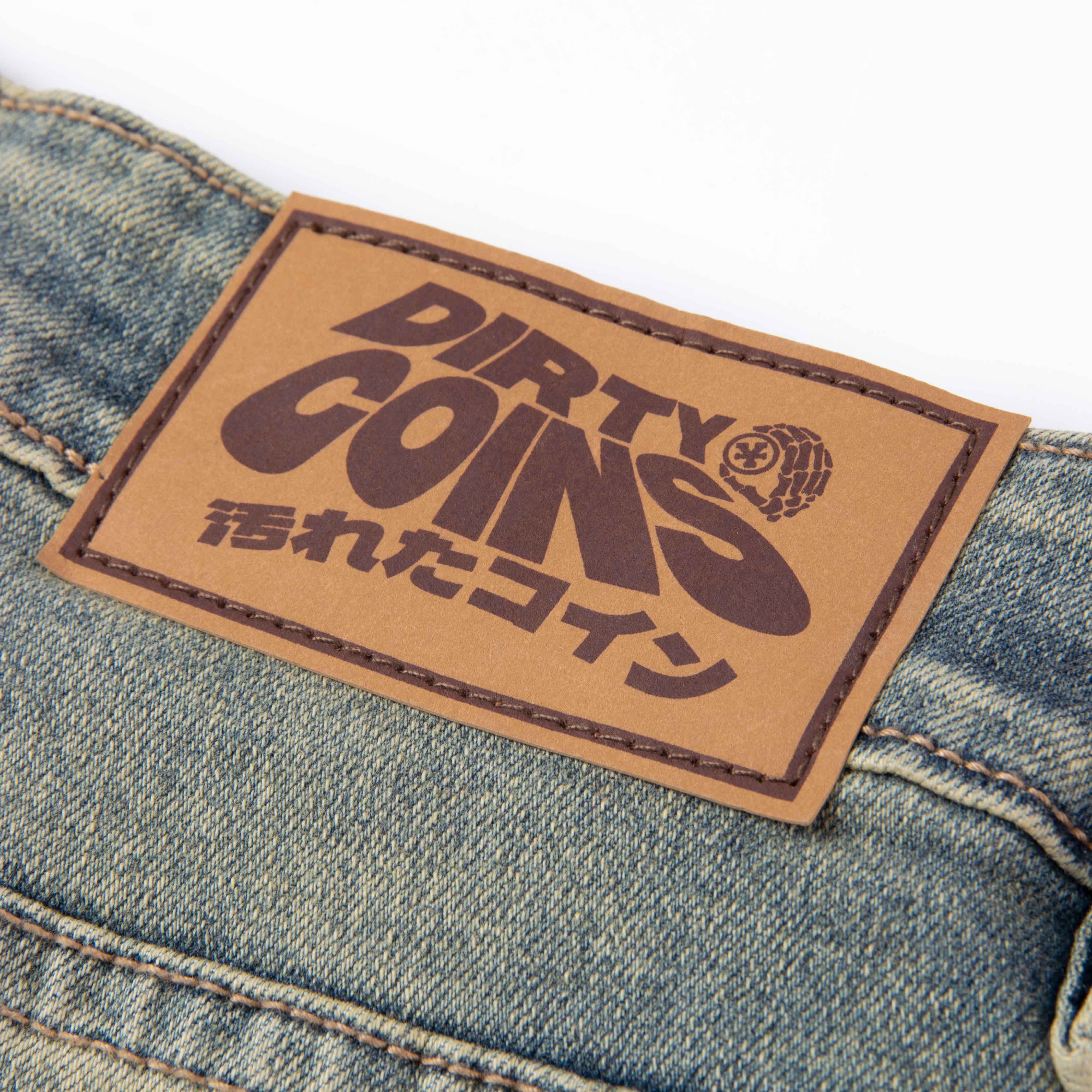 DirtyCoins Rock Star Jeans - Moss Blue