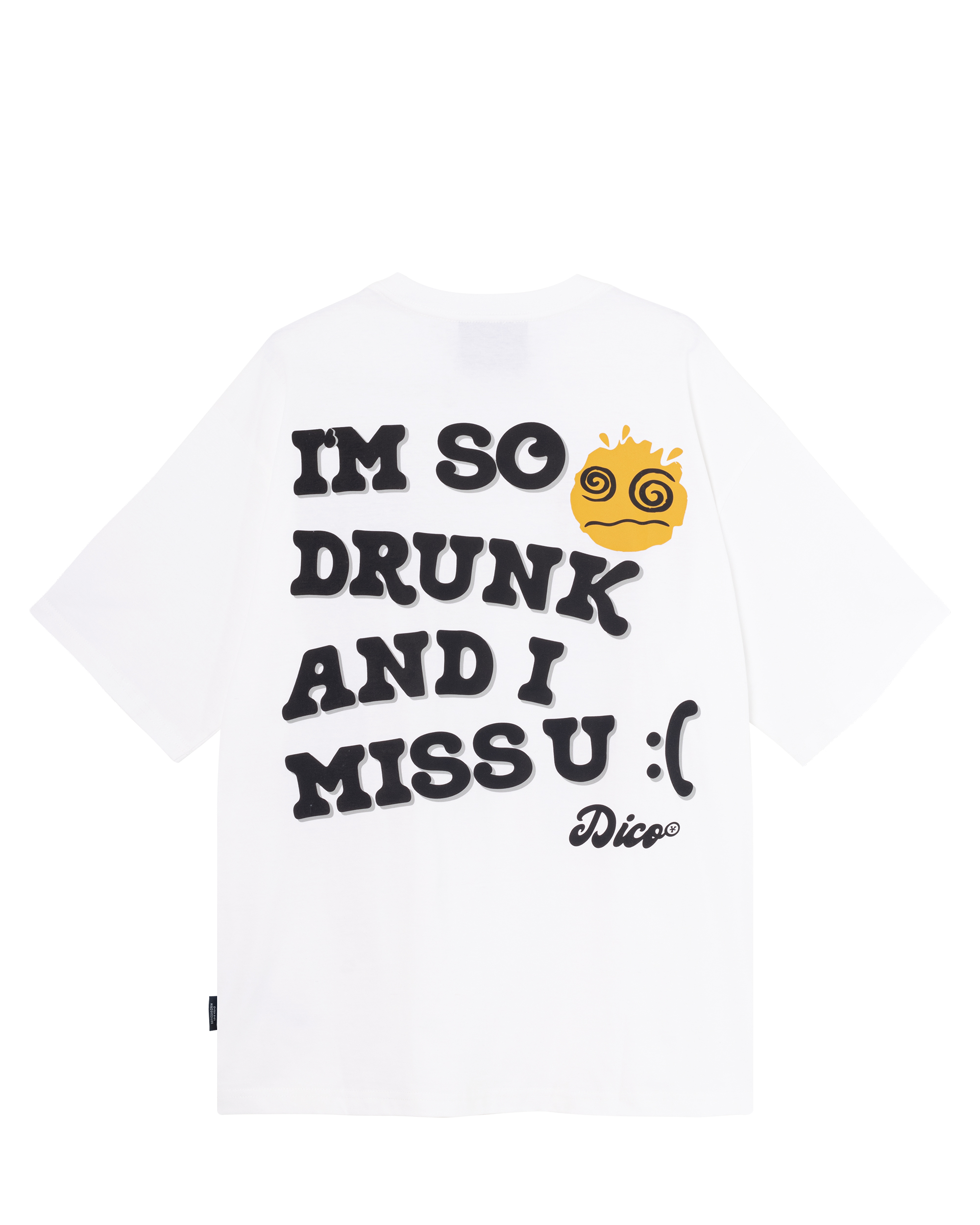 DirtyCoins I'm So Drunk T-shirt - White
