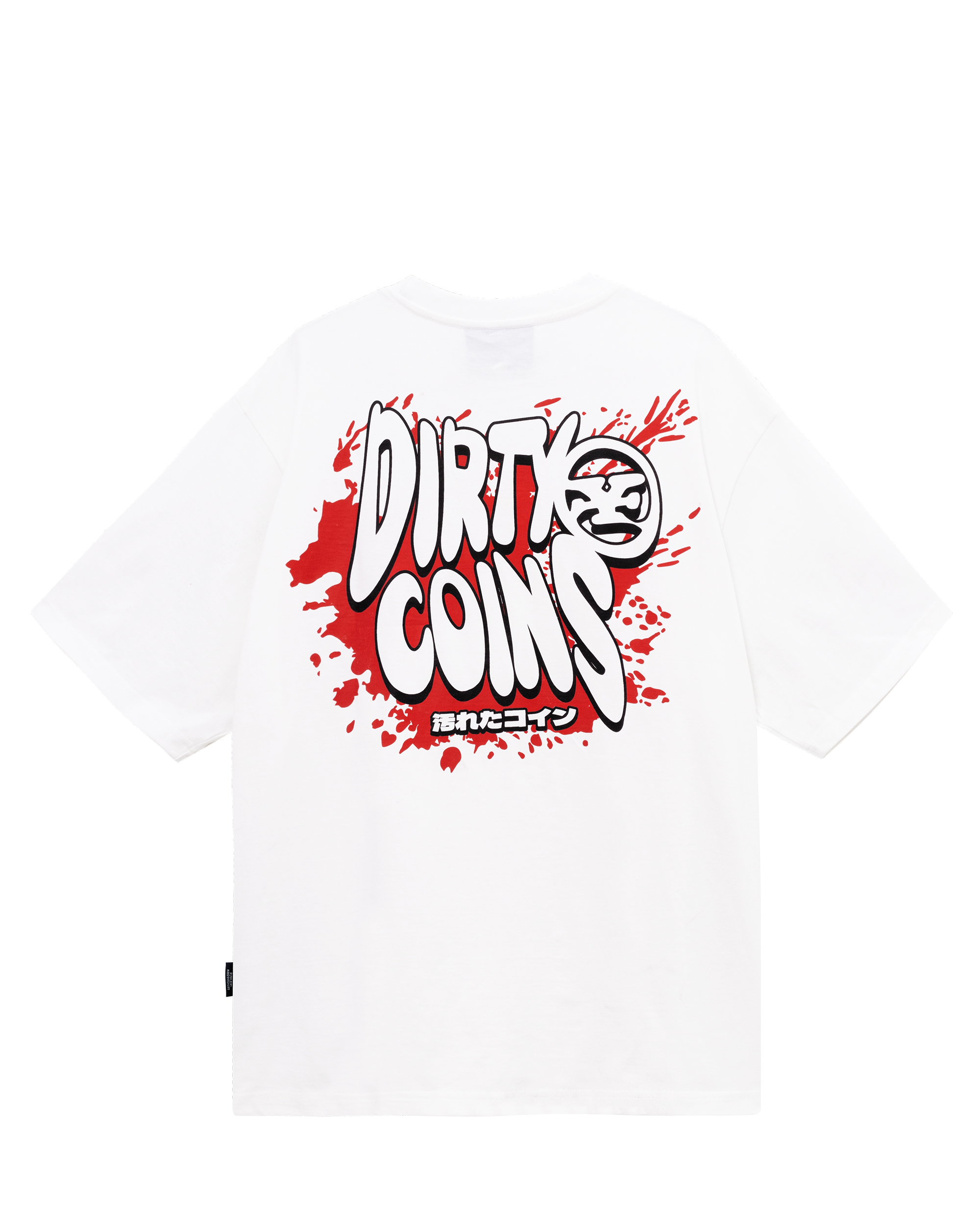 DirtyCoins Splash Paint T-shirt - White