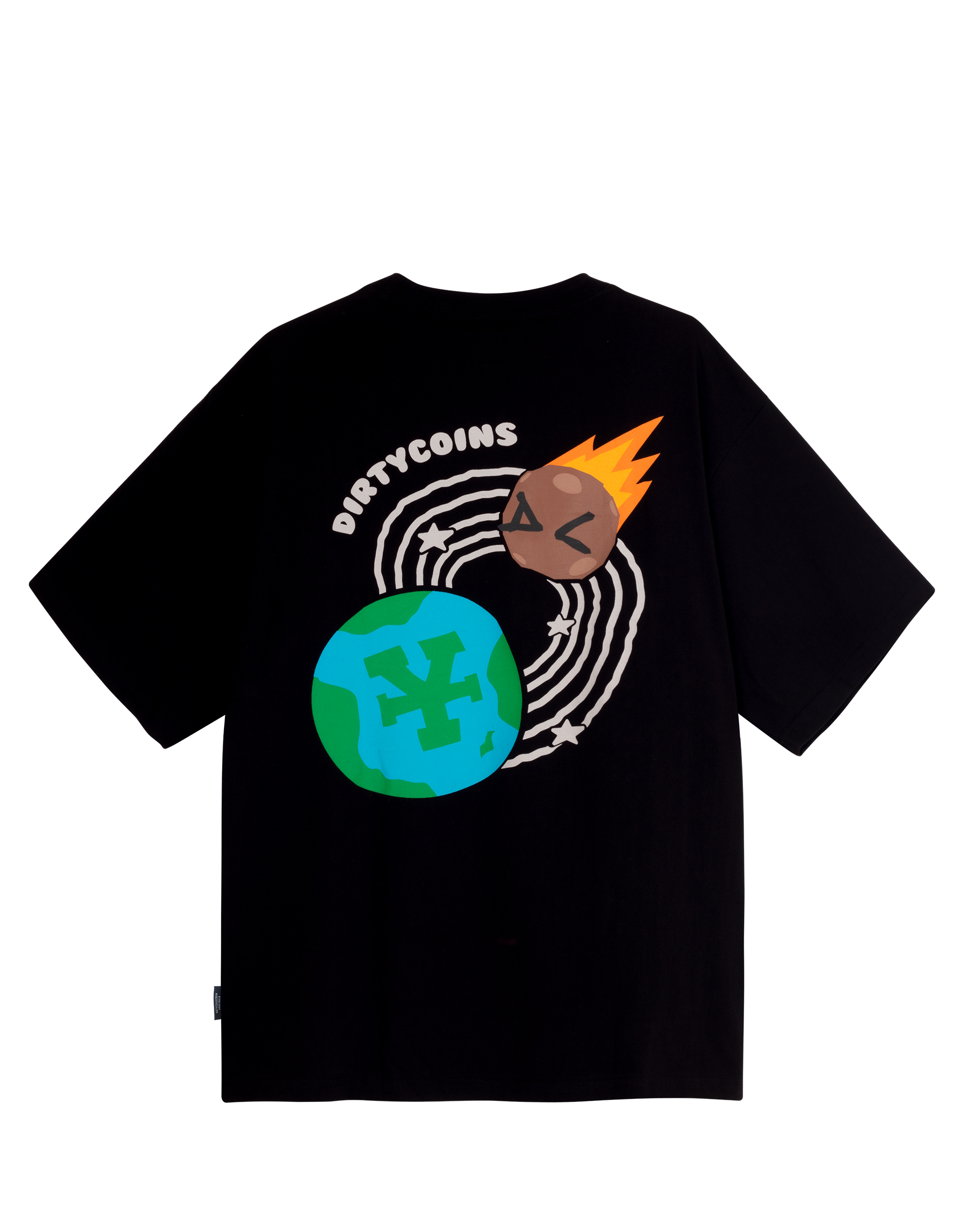 DirtyCoins Save The Earth T-shirt - Black