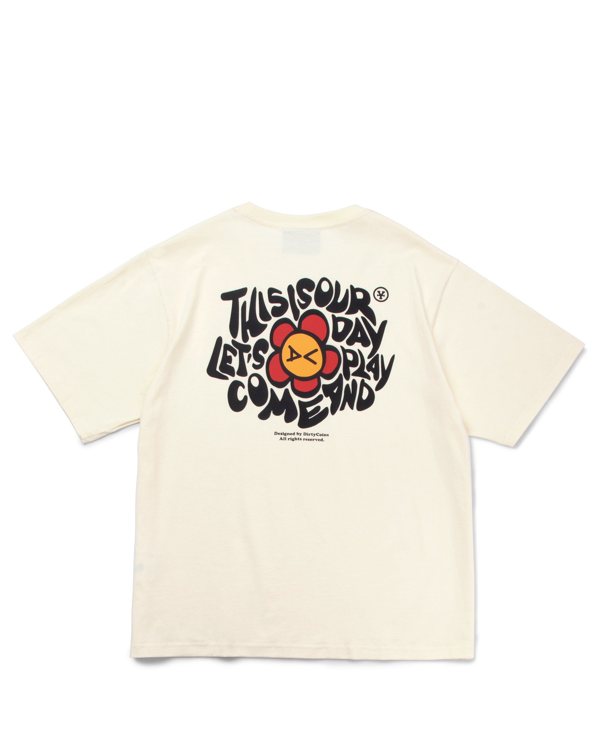 DirtyCoins Fukyba Active T-shirt - Cream