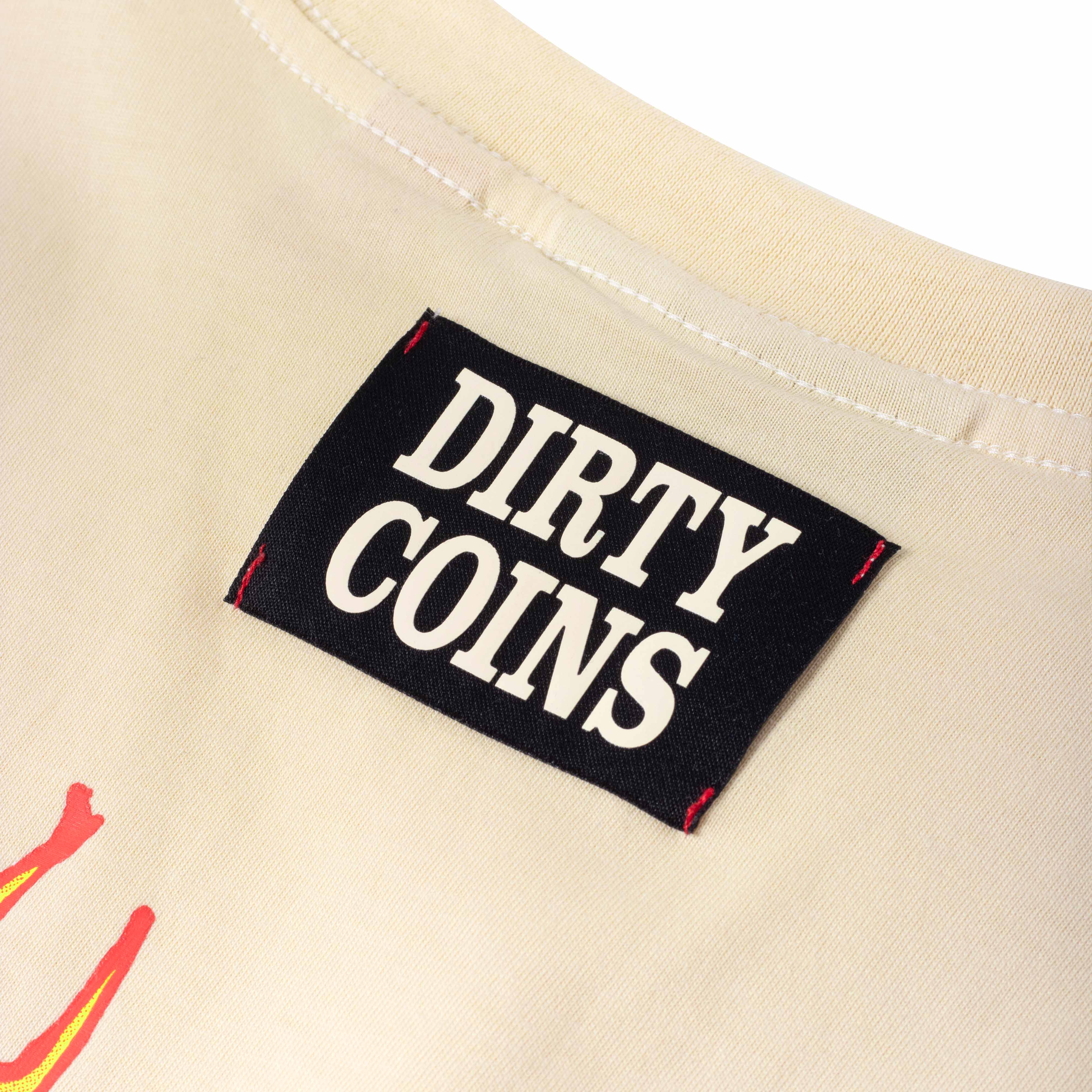 DirtyCoins x LilWuyn Print L/S T-Shirt - Tan