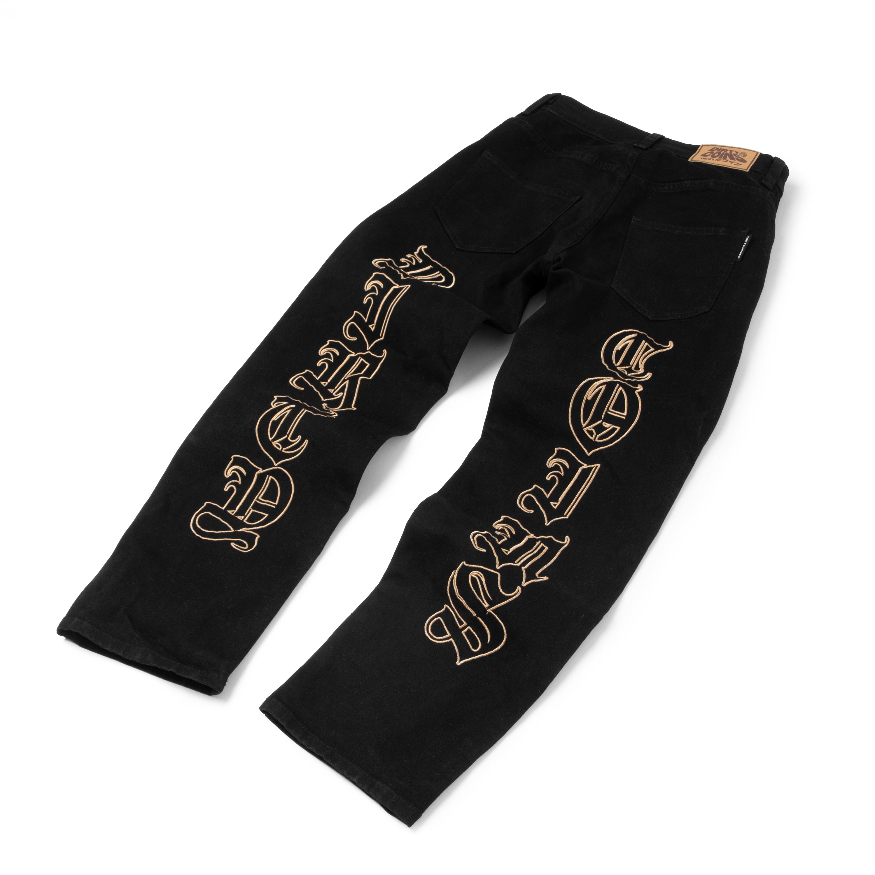 DirtyCoins Gothic Jeans - Black