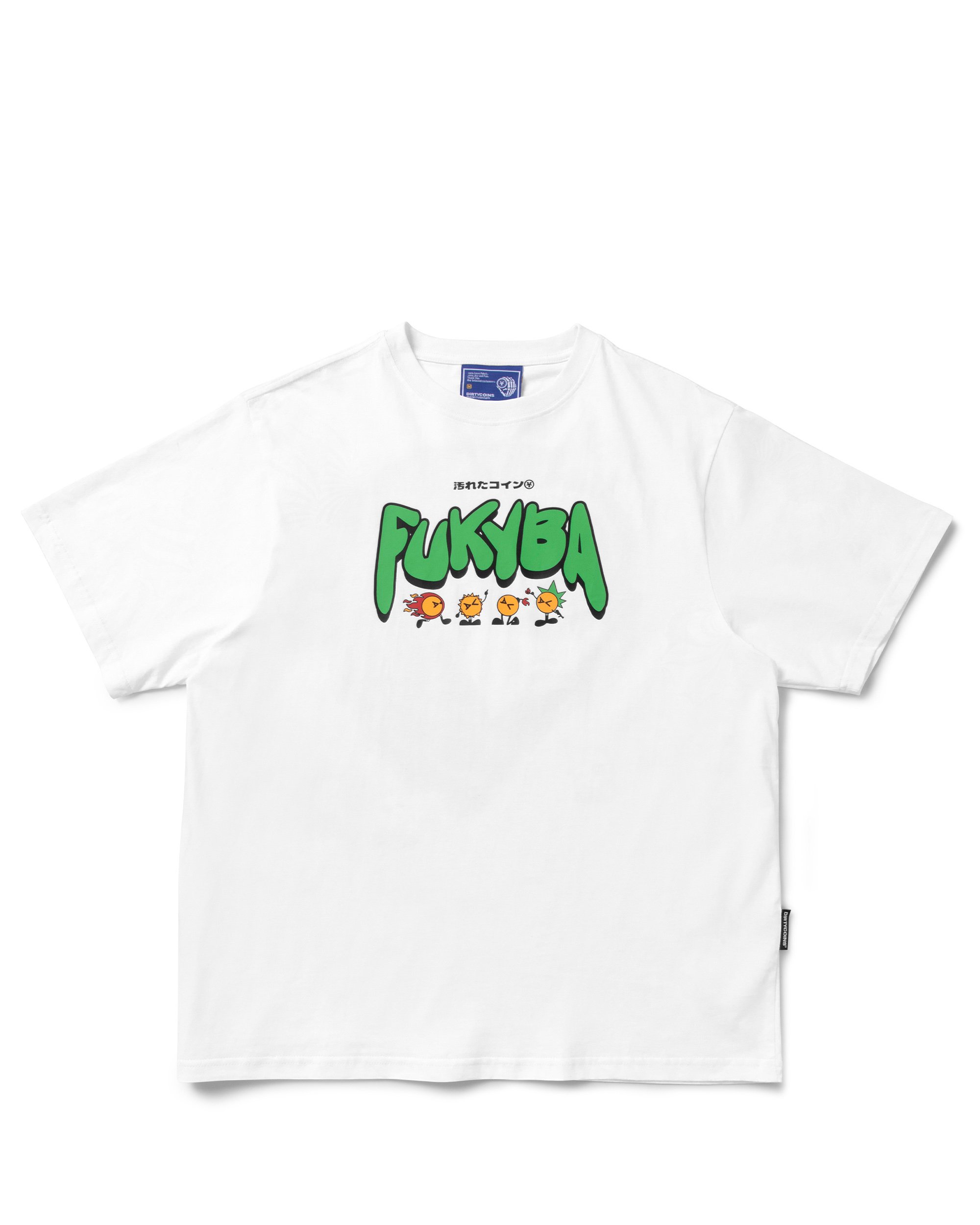 DirtyCoins Fukyba Gang T-shirt - White