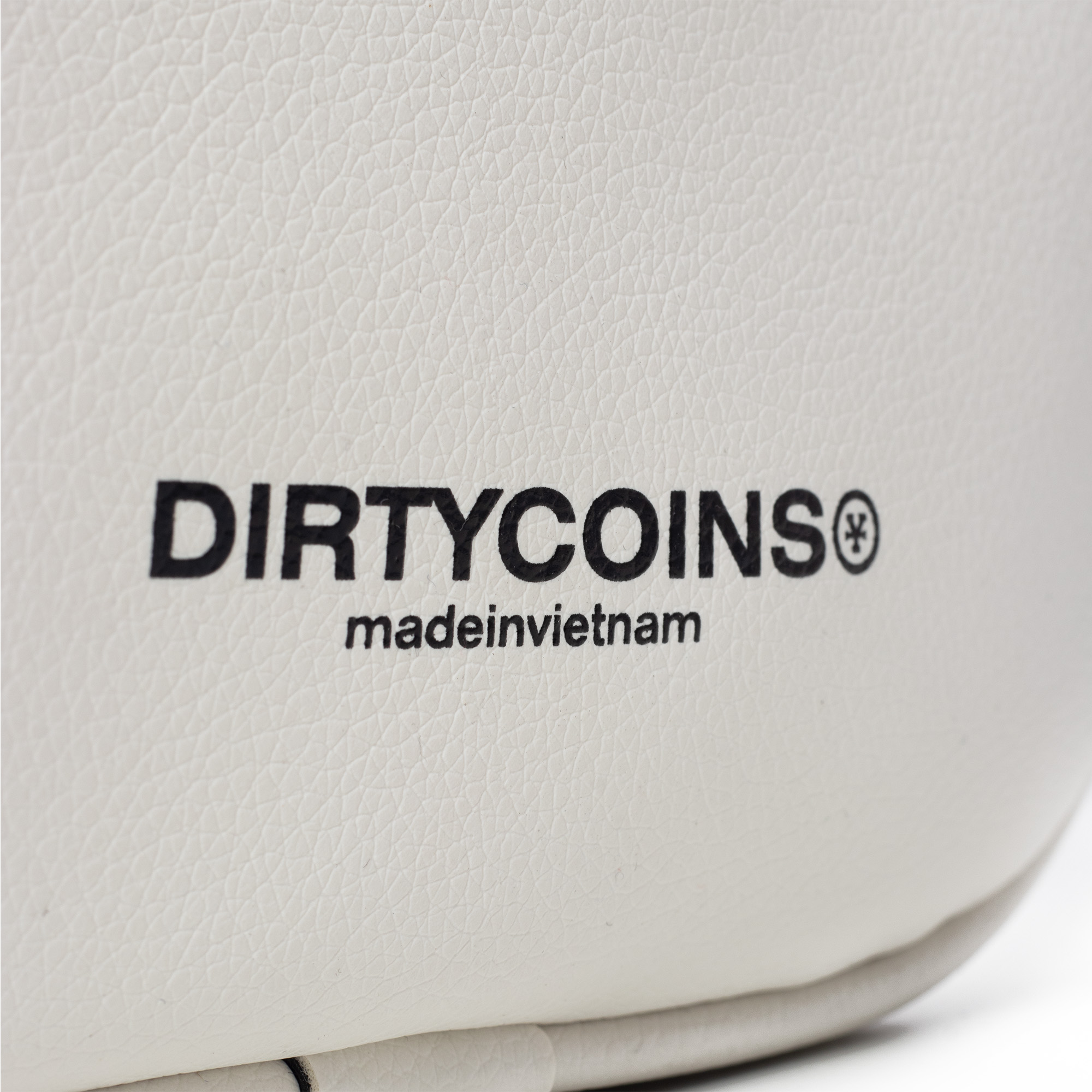 DirtyCoins Logo Crossbody Bag - Cream