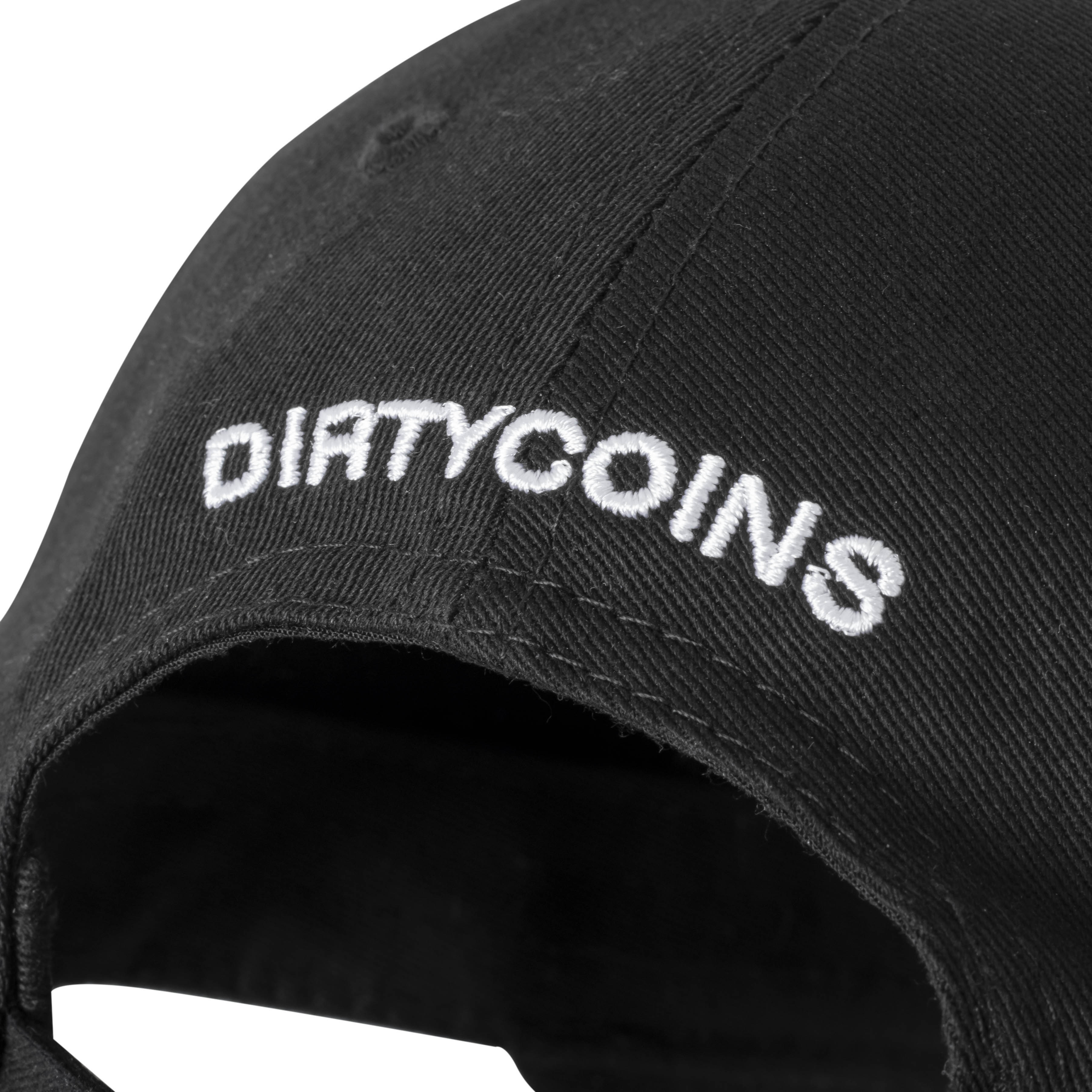 DirtyCoins Basic Y Dad Cap - Black