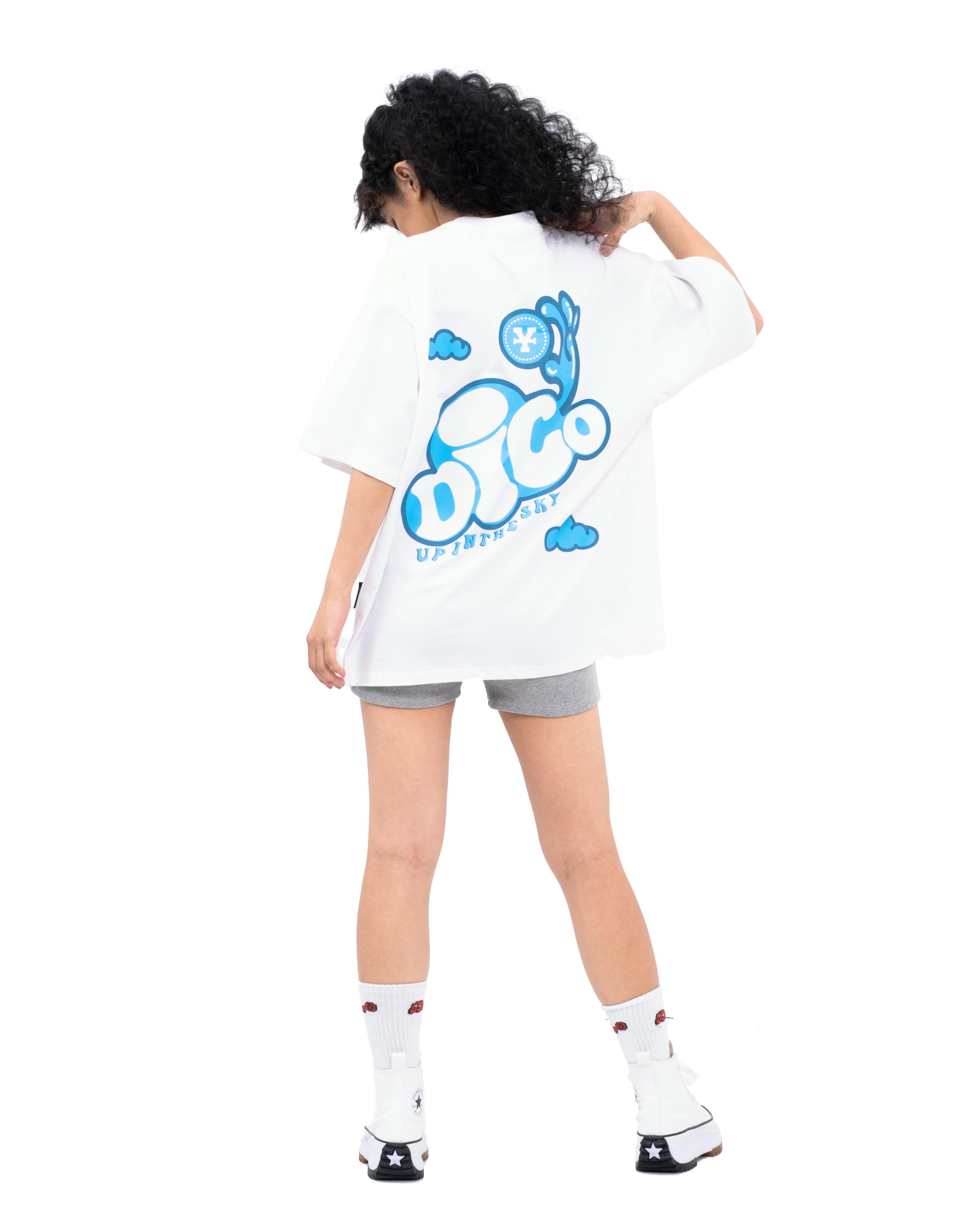 DirtyCoins Up In The Sky T-shirt - White