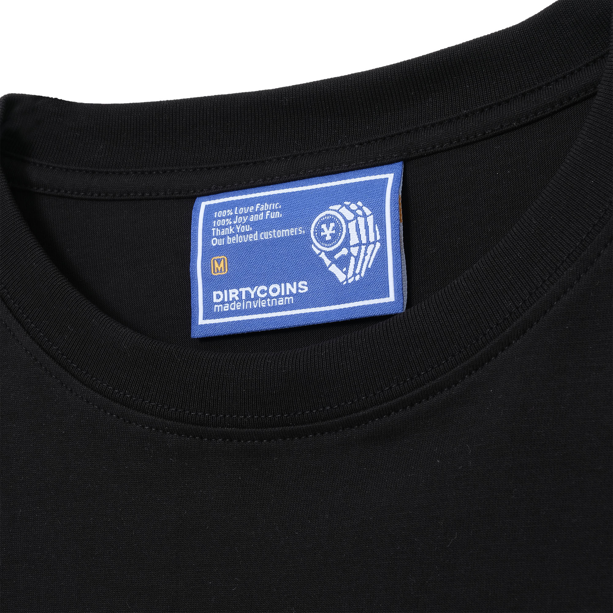 DirtyCoins Spray Logo T-Shirt - Black