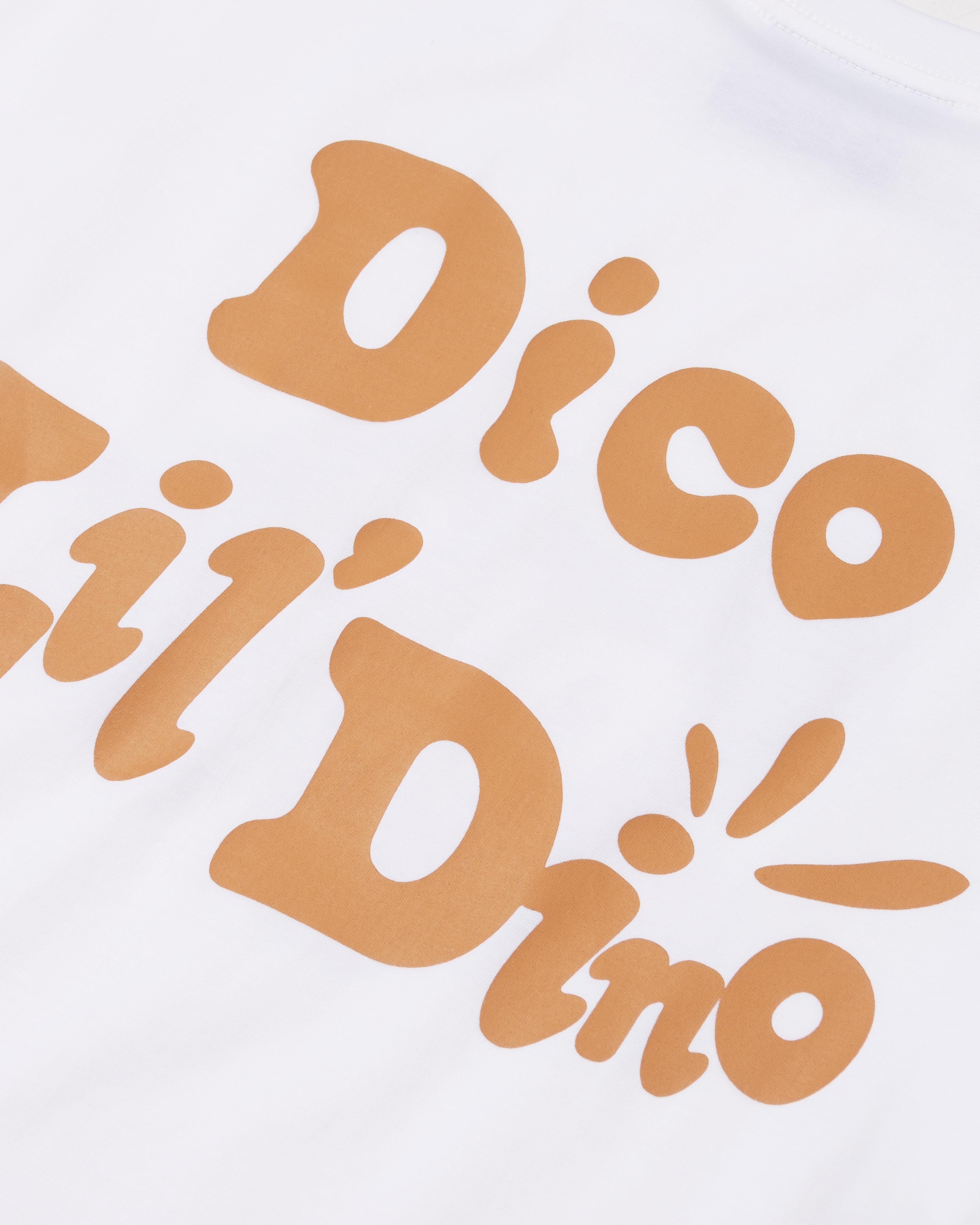 Dico Lil Dino Coffee T-shirt - White