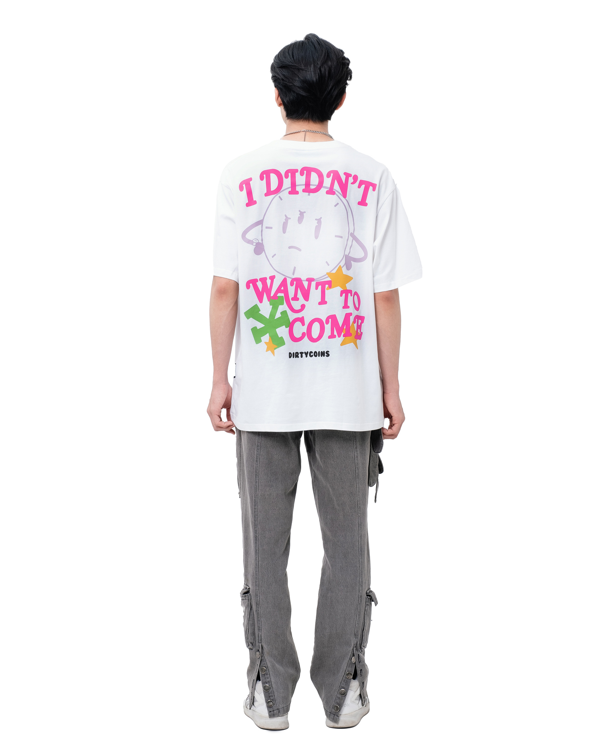 DirtyCoins Don’t Waste My Time T-shirt - White