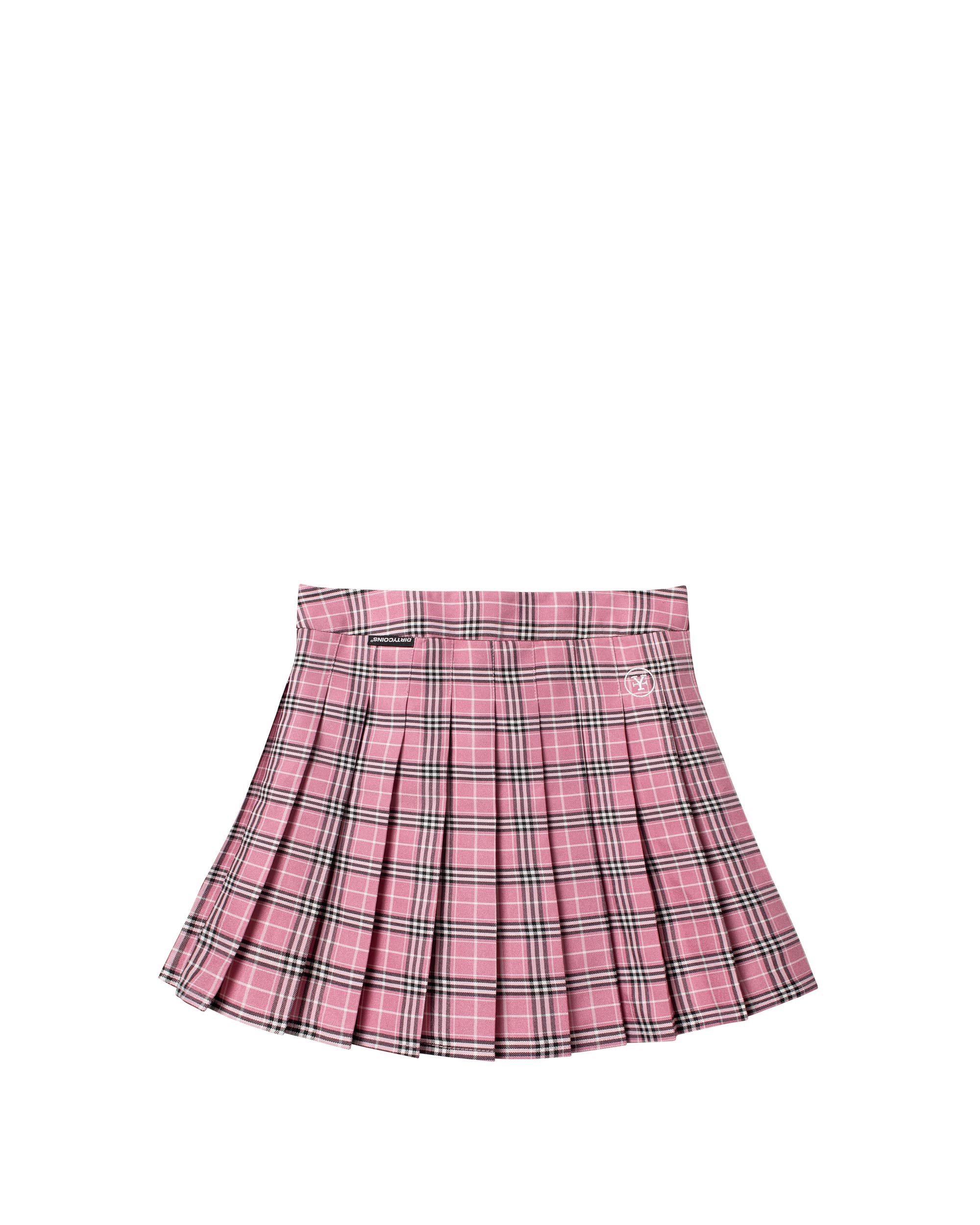 DirtyCoins Plaid Mini Skirt