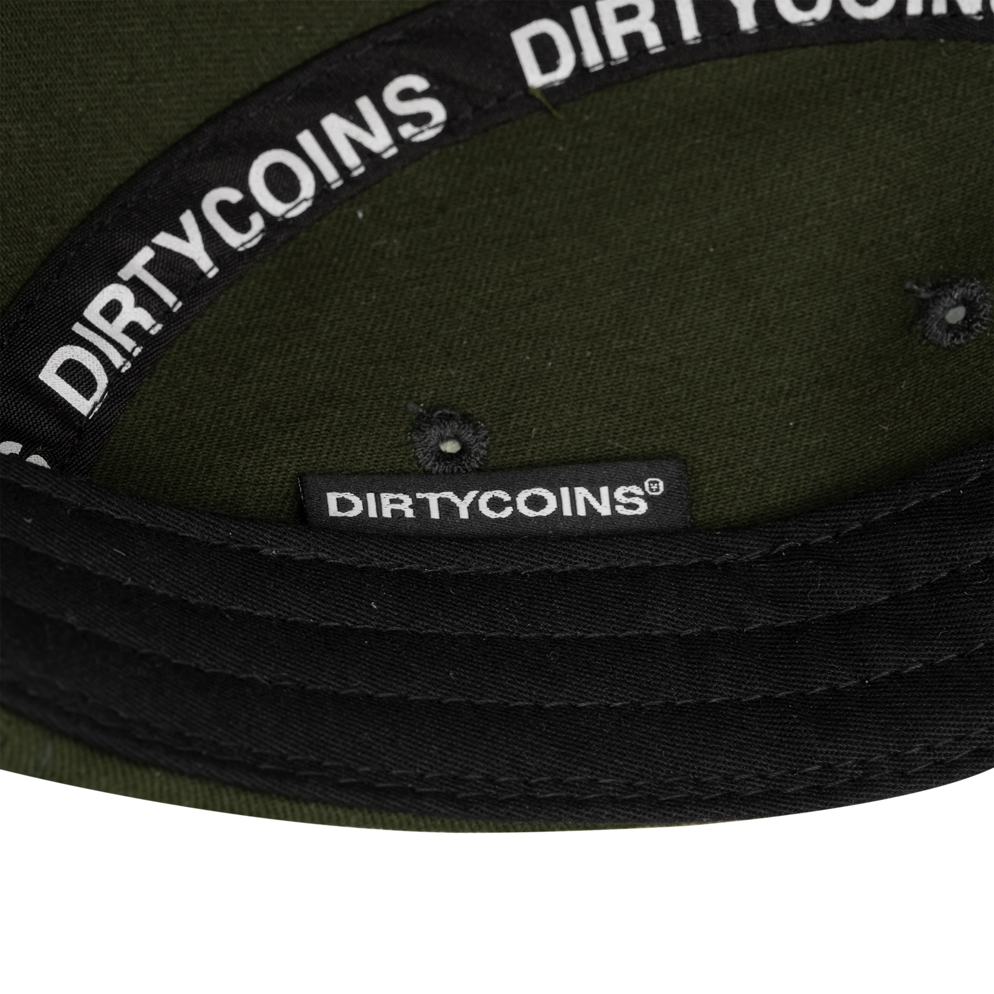 DirtyCoins 5 Panels Cap - Pine Green