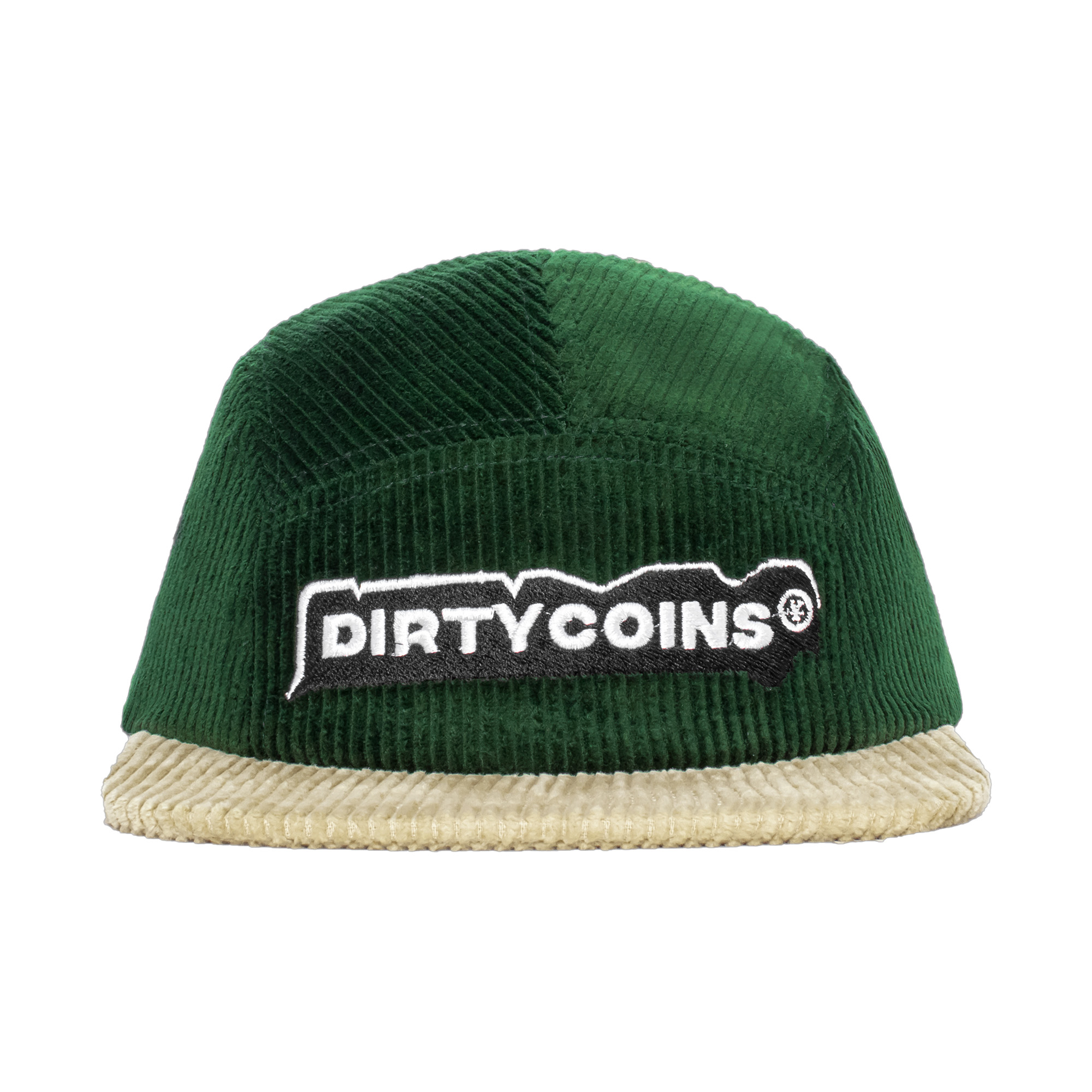 DirtyCoins Corduroy 5 Panels Cap - Green