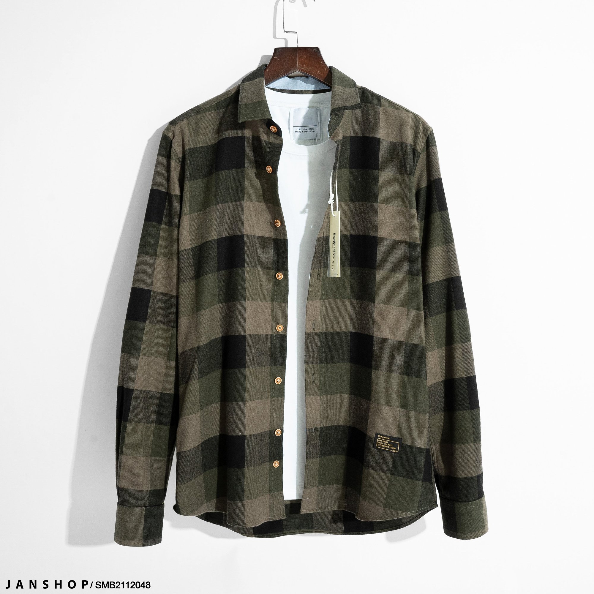 FLANNEL ELBOW PATCH SHIRT