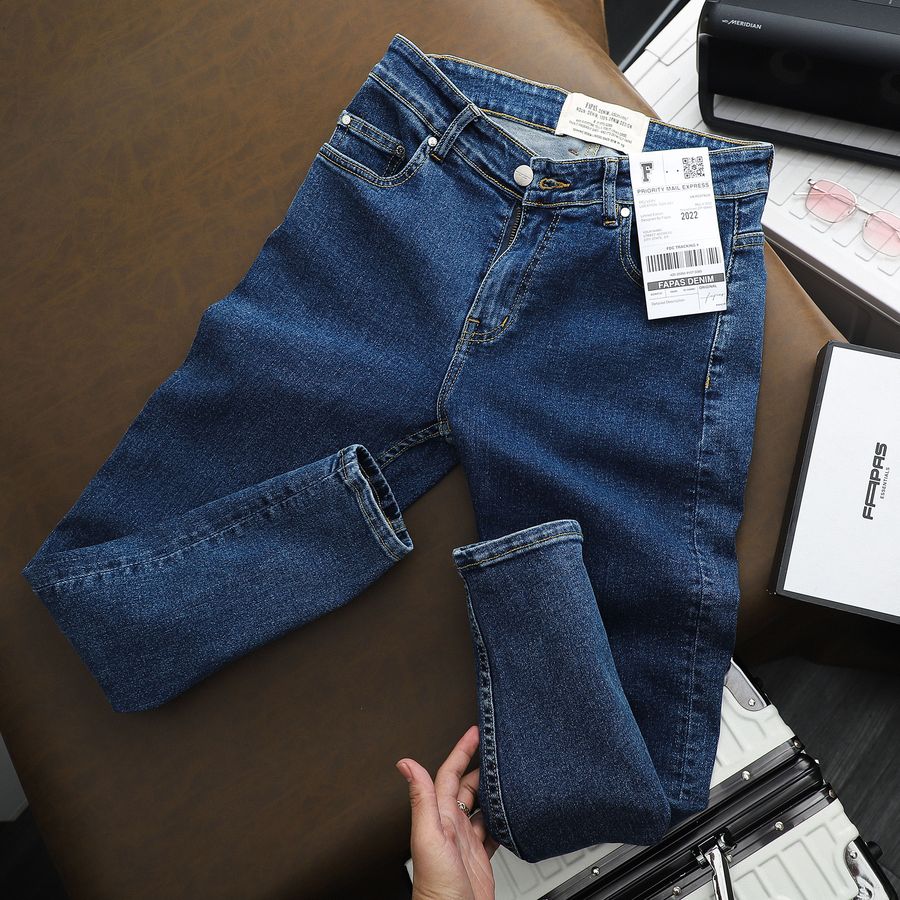 Quần Jeans Cropped Fit Renzo