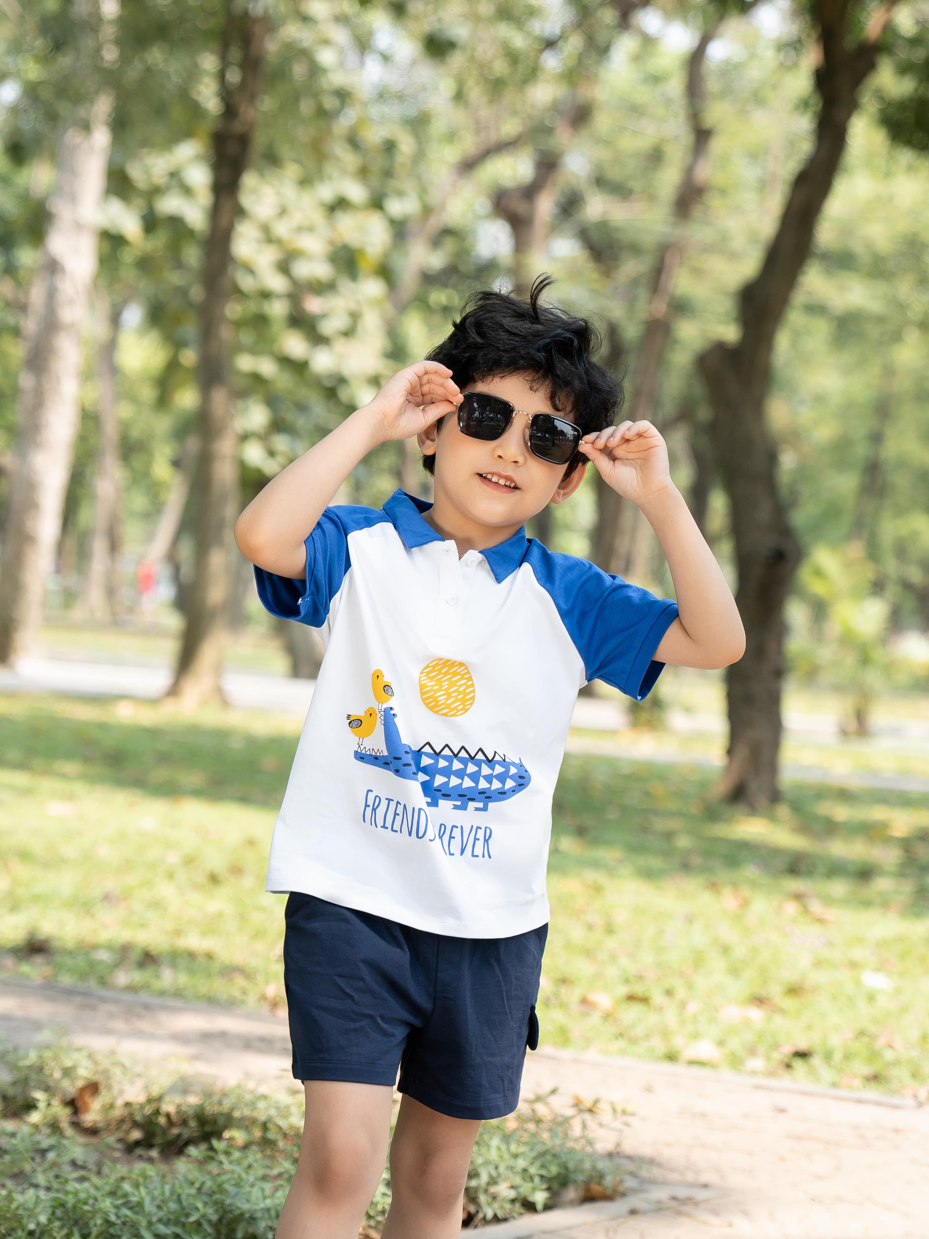 Polo Kid in cá sấu