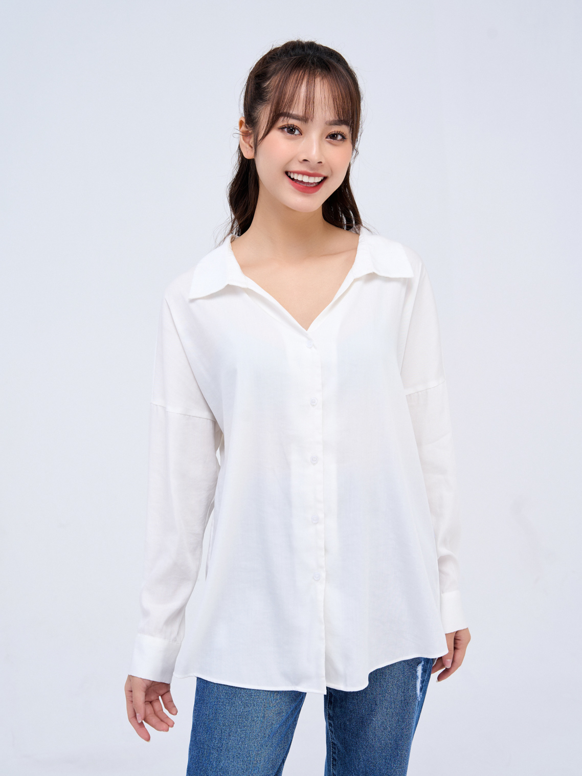 áo sơ mi nữ kiểu Hàn Quốc