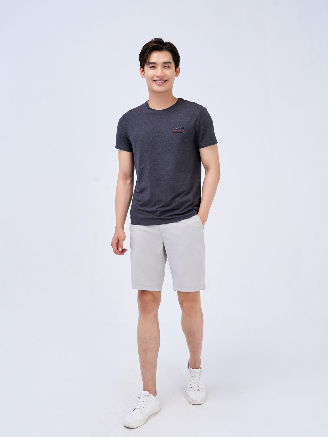 Áo Thun Nam Thể Thao In Hình Work Out