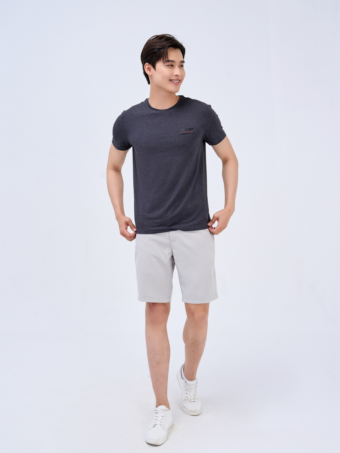 Áo Thun Nam Thể Thao In Hình Work Out