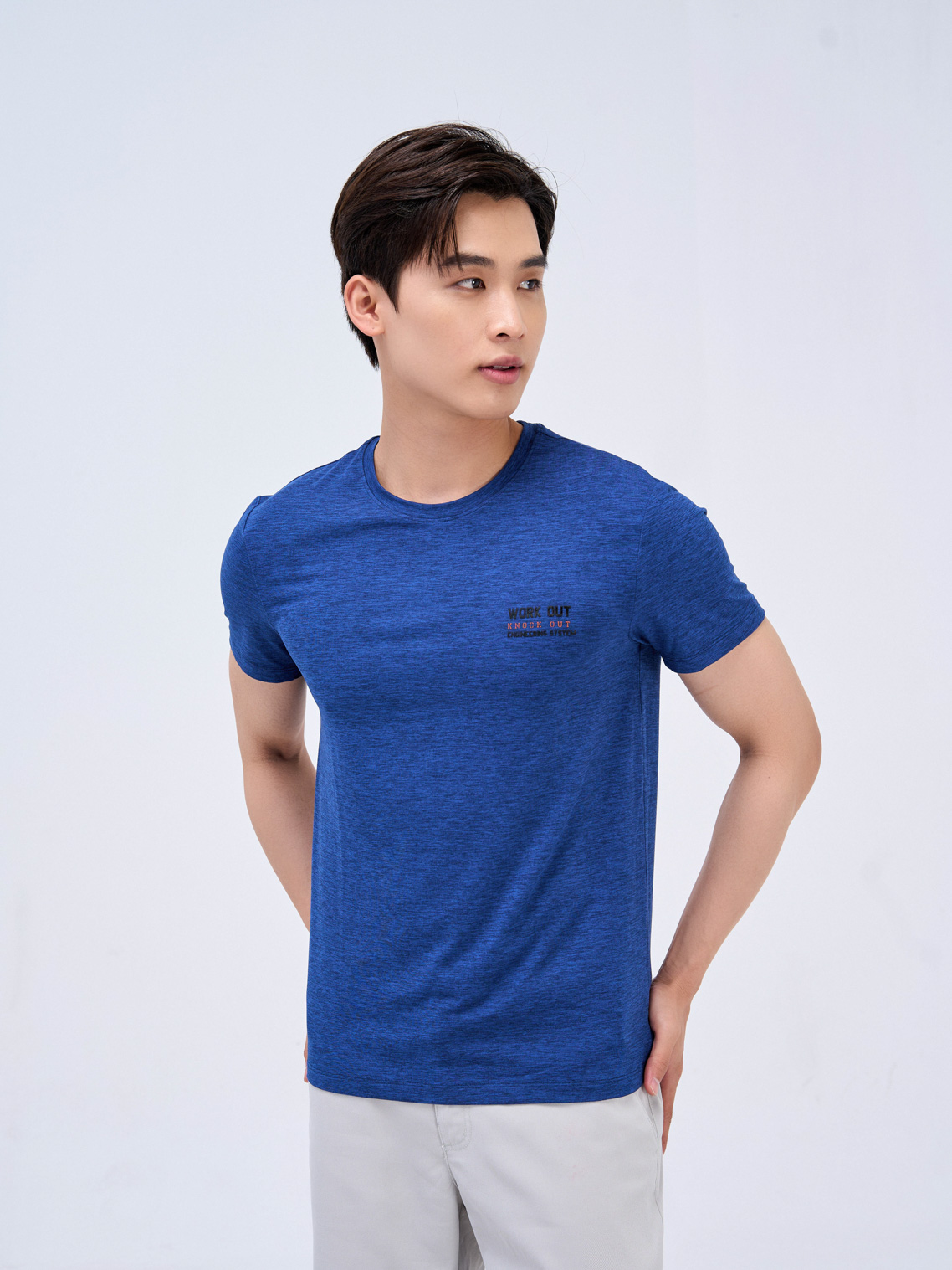 Áo Thun Nam Thể Thao In Hình Work Out