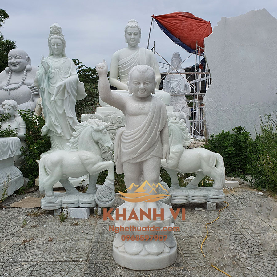 Tượng Phật Đản Sanh Đá Đẹp
