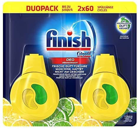 Tinh dầu treo khử mùi máy rửa bát Finish Deo Citrus & Limette - Duo Pack ( SET 2 CÁI )