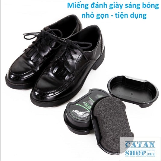 Xi mút đánh giày, mút lau sạch bóng giày dép, túi xách đa năng, chuyên đánh bóng đồ da tiện lợi an toàn  dễ dàng sử dụng