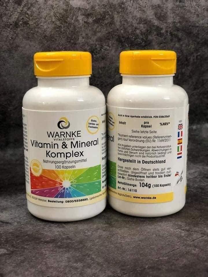 VITAMIN TỔNG HỢP Warnke Vitamin & Mineral komplex