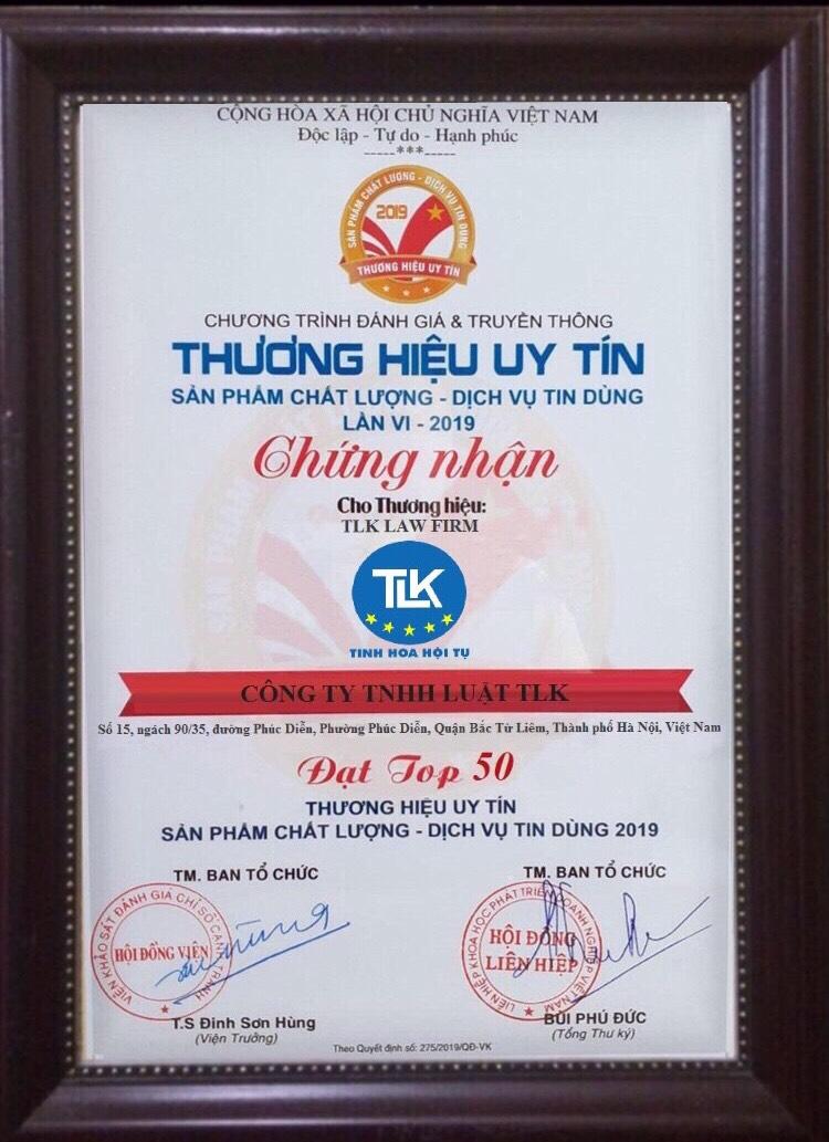 TLK - Trusted Brand Award
